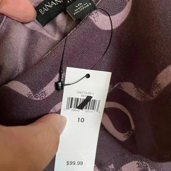 Banana Republic one shoulder dress sz 10 - Picture 2 of 6